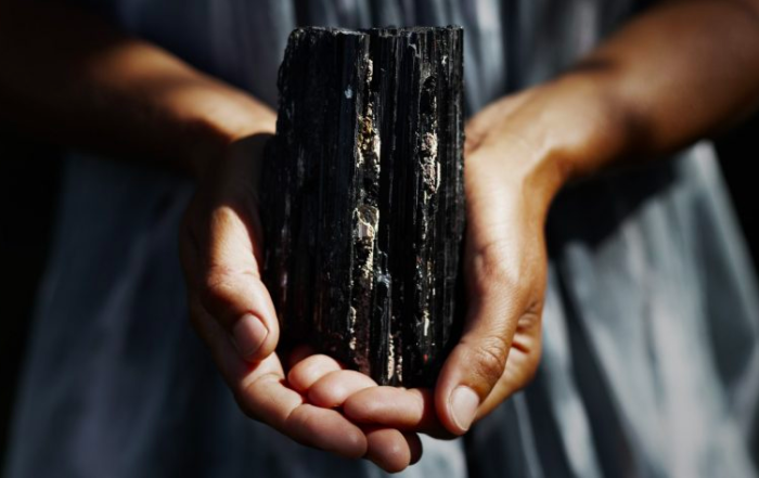 Holding Black Tourmaline is a profoundly grounding experience