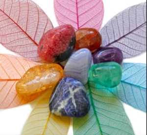 Crystals work beautifully to align and support your Chakra energy flow. 
